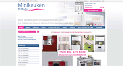 Desktop Screenshot of minikeuken.be