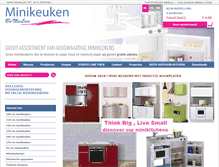 Tablet Screenshot of minikeuken.be